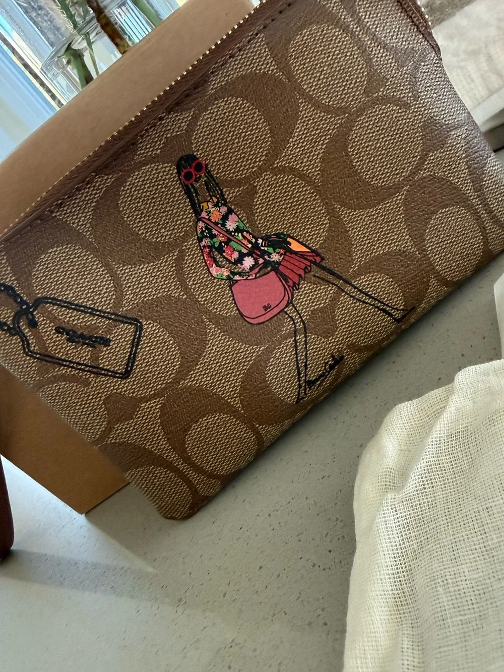 Coach Bonnie cashin limited edition collectors piece signature wristlet